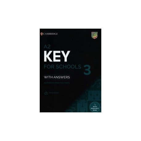 A2 Key for Schools 3 Student's Book with Answers with Digital Pack 